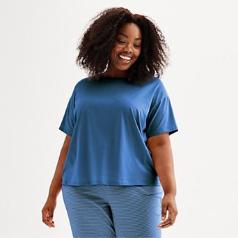 Plus Size Sonoma Goods For Life® Cotton Modal Sleep Tee