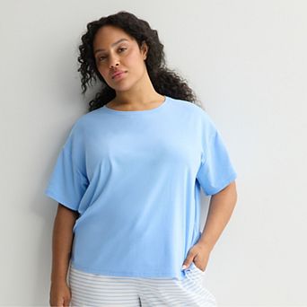 Plus Size Sonoma Goods For Life® Cotton Modal Sleep Tee
