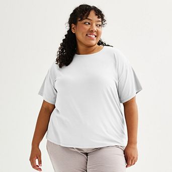 Plus Size Sonoma Goods For Life® Cotton Modal Sleep Tee