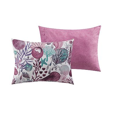 VCNY Home Ivory Coast Disperse Print Reversible Comforter Set