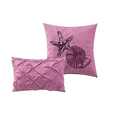 VCNY Home Ivory Coast Disperse Print Reversible Comforter Set