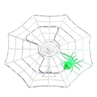 Mr. Halloween 4-ft. Outdoor Animated Spider Web Decor