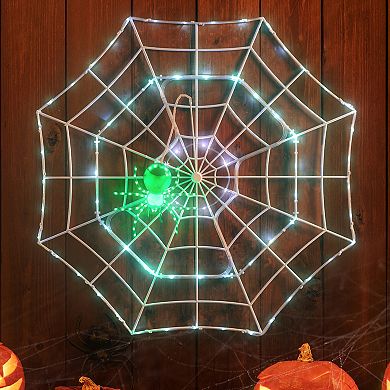 Mr. Halloween 4-ft. Outdoor Animated Spider Web Decor