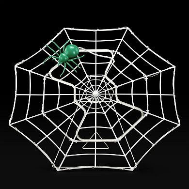 Mr. Halloween 4-ft. Outdoor Animated Spider Web Decor