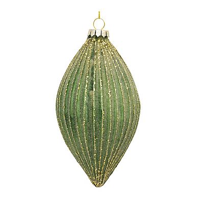 Melrose 6-pc. Ribbed Glass Ornament Set