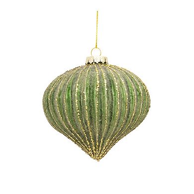 Melrose 6-pc. Ribbed Glass Ornament Set