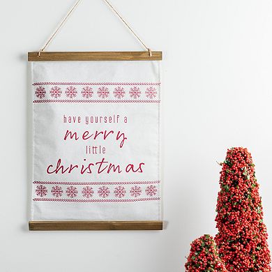 Melrose Merry Christmas Wall Banner