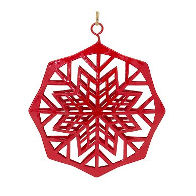 Melrose 8-pc. Metal Snowflake Ornament Set