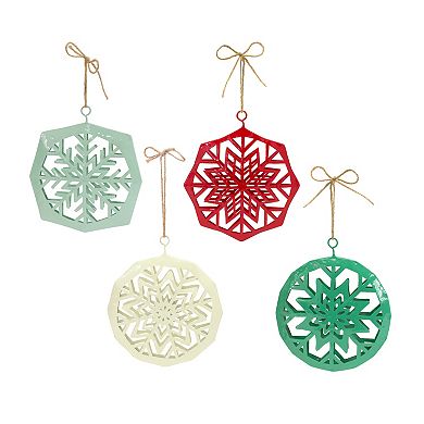 Melrose 8-pc. Metal Snowflake Ornament Set