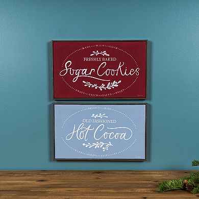 Melrose Sugar Cookies and Cocoa Signs Wall Art Set