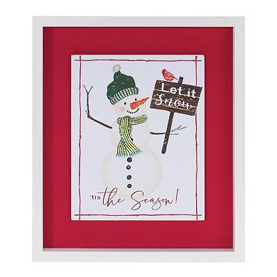 Melrose 2-pc. Snowman Sentiment Wall Art Set