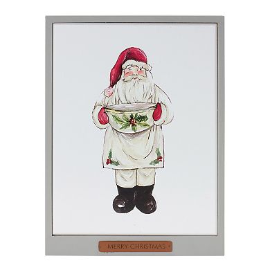 Melrose 2-pc. Santa and Snowman Wall Art Set