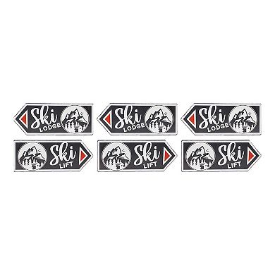 Melrose 6-pc. Ski Lift Lodge Sign Set