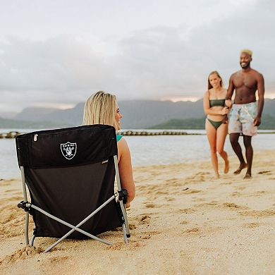 Las Vegas Raiders Tranquility Beach Chair with Carry Bag