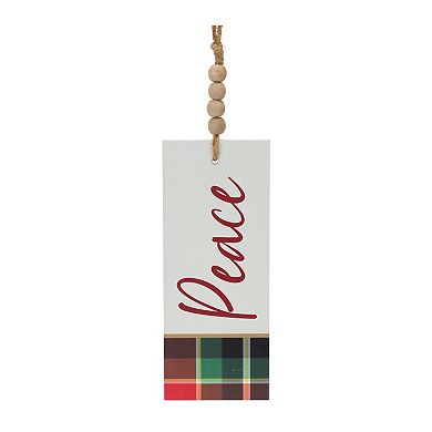 Melrose Sentiment Tag Ornament 12 pc Set