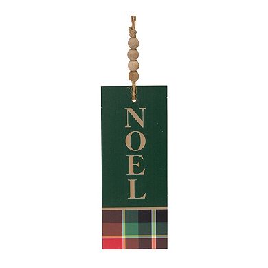Melrose Sentiment Tag Ornament 12 pc Set