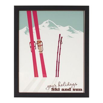Melrose Ski and Sun Framed Wall Art