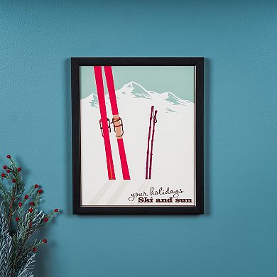Melrose Ski and Sun Framed Wall Art