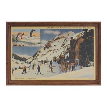 Melrose Vintage Ski Lodge Wall Art