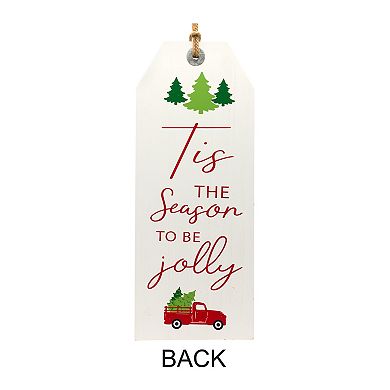 Melrose Reversible Holiday Tag Decor
