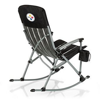 NFL Pittsburgh Steelers Outdoor Rocking Camping Chair