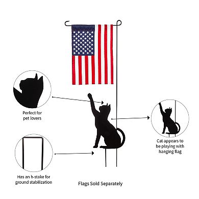 Evergreen Enterprises Cat Garden Flag Stand