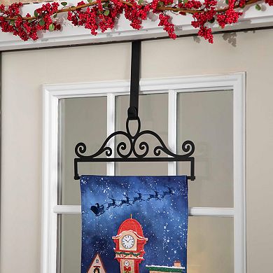 Evergreen Enterprises Scroll Garden Flag Over the Door Hanger