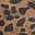 Brown Leopard Suede