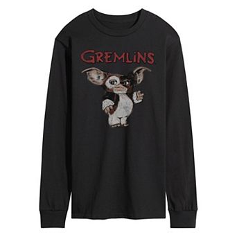 Men's Gremlins Faded Long Sleeve Graphic Tee