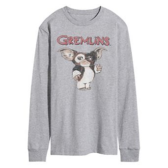 Men's Gremlins Faded Long Sleeve Graphic Tee