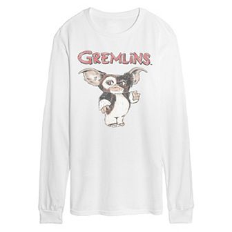 Men's Gremlins Faded Long Sleeve Graphic Tee