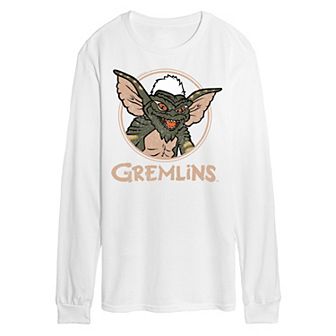 Men's Gremlins Drawing Long Sleeve Graphic Tee