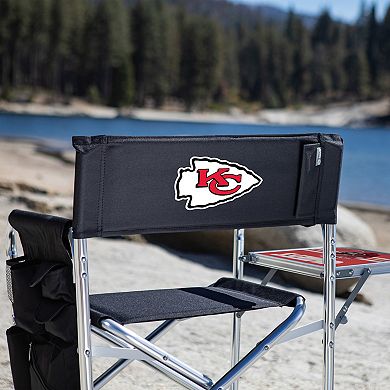 NFL Kansas City Chiefs Sports Chair with Side Table