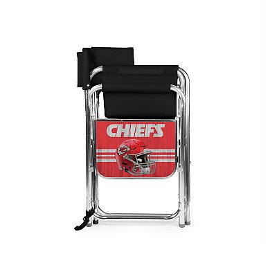 NFL Kansas City Chiefs Sports Chair with Side Table