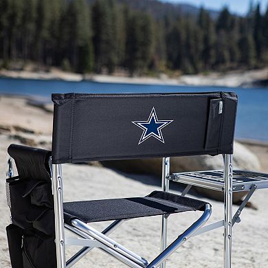 NFL Dallas Cowboys Sports Chair with Side Table