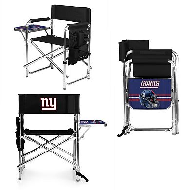 NFL New York Giants Sports Chair with Side Table