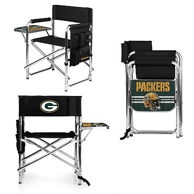 NFL Green Bay Packers Sports Chair with Side Table