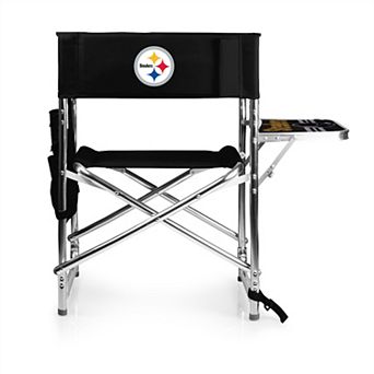 NFL Pittsburgh Steelers Sports Chair with Side Table
