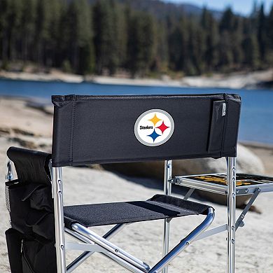 NFL Pittsburgh Steelers Sports Chair with Side Table