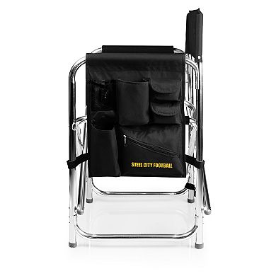 NFL Pittsburgh Steelers Sports Chair with Side Table