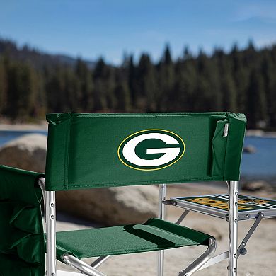 NFL Green Bay Packers Sports Chair with Side Table