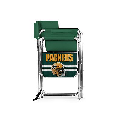 NFL Green Bay Packers Sports Chair with Side Table