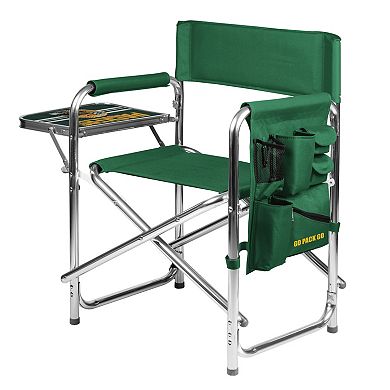 NFL Green Bay Packers Sports Chair with Side Table