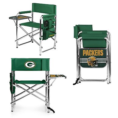 NFL Green Bay Packers Sports Chair with Side Table