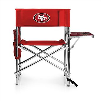 NFL San Francisco 49ers Sports Chair with Side Table