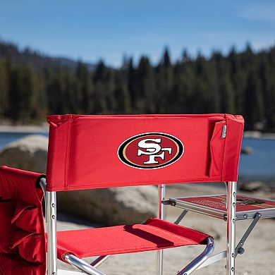 NFL San Francisco 49ers Sports Chair with Side Table