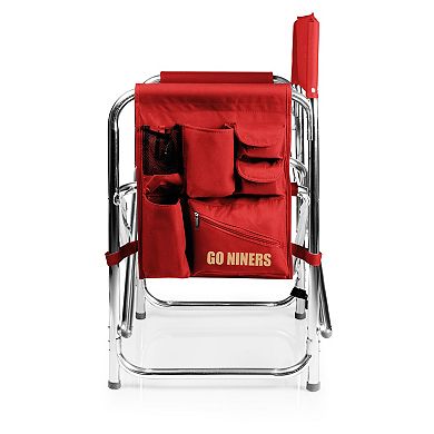 NFL San Francisco 49ers Sports Chair with Side Table