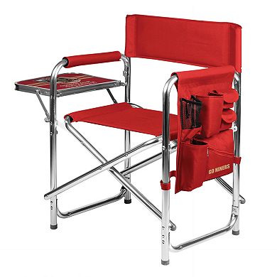 NFL San Francisco 49ers Sports Chair with Side Table