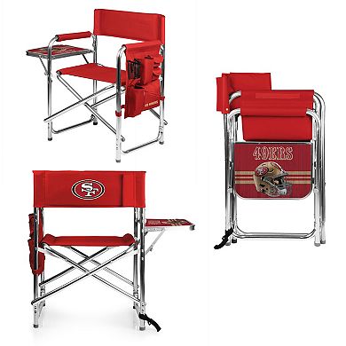 NFL San Francisco 49ers Sports Chair with Side Table