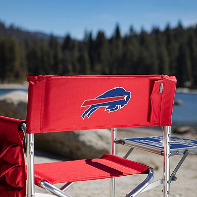 NFL Buffalo Bills Sports Chair with Side Table